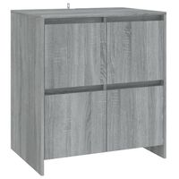 vidaXL Sideboard Grey Sonoma 70x41x75 cm Engineered Wood