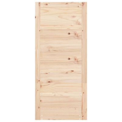 vidaXL Barn Door 90x1.8x204.5 cm Solid Wood Pine