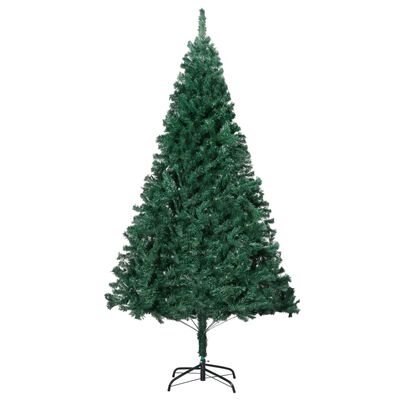 vidaXL Artificial Pre-lit Christmas Tree with Thick Branches Green 240 cm