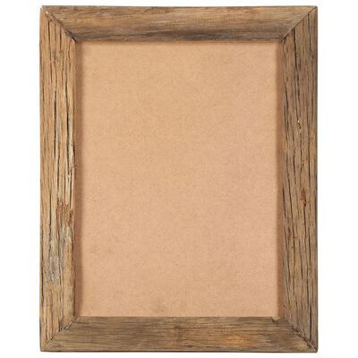 vidaXL Photo Frames 2 pcs 34x40 cm Solid Reclaimed Wood and Glass