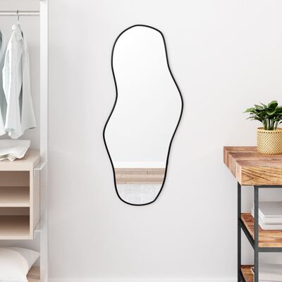 vidaXL Wall Mirror Black 90x40 cm