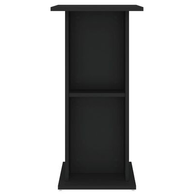 vidaXL Aquarium Stand Black 60.5x36x72.5 cm Engineered Wood