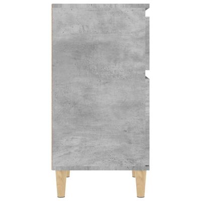 vidaXL Bedside Cabinets 2 pcs Concrete Grey 40x35x70 cm