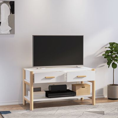 vidaXL TV Cabinet White 82x38x45 cm Engineered Wood