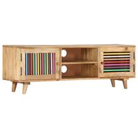 vidaXL TV Cabinet 120x30x40 cm Solid Mango Wood