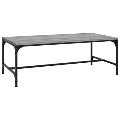 vidaXL Coffee Table Grey Sonoma 100x50x35 cm Engineered Wood