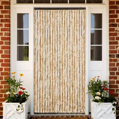 vidaXL Insect Curtain Beige 90x220 cm Chenille