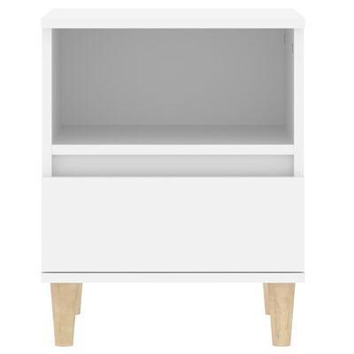 vidaXL Bedside Cabinets 2 pcs White 40x35x50 cm