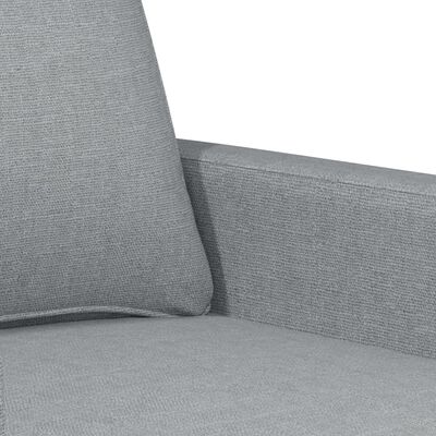 vidaXL 3-Seater Sofa Light Grey 180 cm Fabric