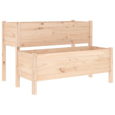 vidaXL Planter 110x84x75 cm Solid Wood Pine