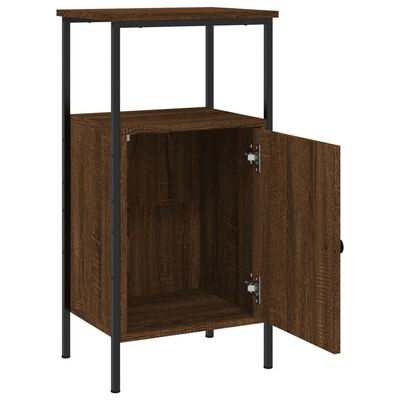 vidaXL Bedside Cabinets 2 pcs Brown Oak 41x31x80 cm Engineered Wood