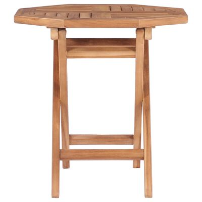 vidaXL Folding Garden Table 45x45x45 cm Solid Teak Wood