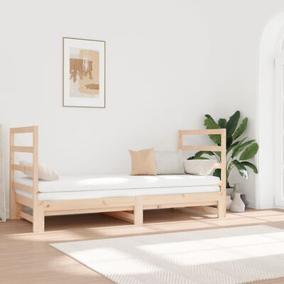 vidaXL Pull-out Day Bed without Mattress 2x(90x190) cm