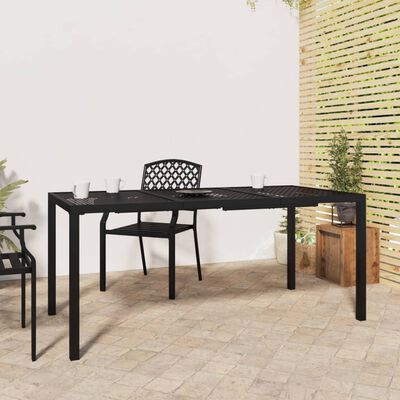 vidaXL Garden Table Anthracite 165x80x72 cm Steel