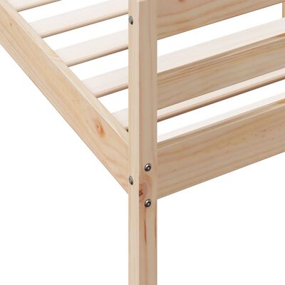 vidaXL Bed Frame without Mattress 140x200 cm Solid Wood Pine