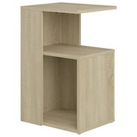 vidaXL Side Table Sonoma Oak 36x30x56 cm Engineered Wood