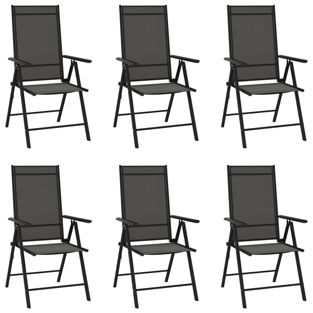 black foldable garden chairs