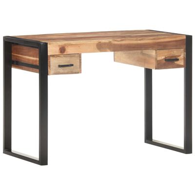 vidaXL Desk 110x50x76 cm Solid Wood