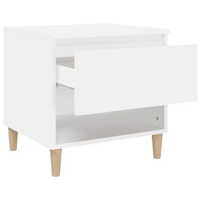 vidaXL Bedside Tables 2 pcs White 50x46x50 Engineered Wood