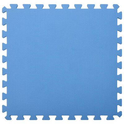 vidaXL Floor Mats 6 pcs 2.16 ㎡ EVA Foam Blue