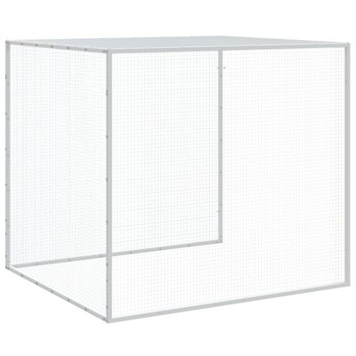 vidaXL Chicken Cage with Roof Anthracite 603x98x90 cm Galvanised Steel