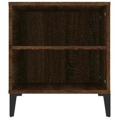 vidaXL TV Cabinet Brown Oak 102x44.5x50 cm Engineered Wood