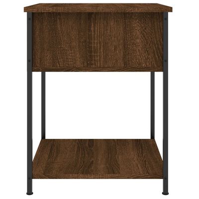 vidaXL Bedside Tables 2 pcs Brown Oak 44x45x58 cm Engineered Wood