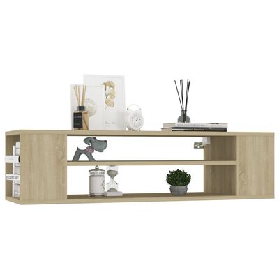 vidaXL Hanging TV Cabinet Sonoma Oak 100x30x26.5 cm Engineered Wood