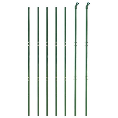 vidaXL Chain Link Fence Green 1.6x10 m