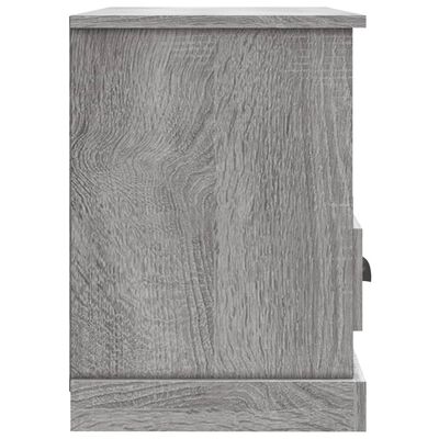 vidaXL TV Cabinet Grey Sonoma 80x35x50 cm Engineered Wood