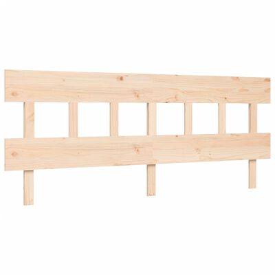 vidaXL Bed Frame without Mattress Super King Size Solid Wood