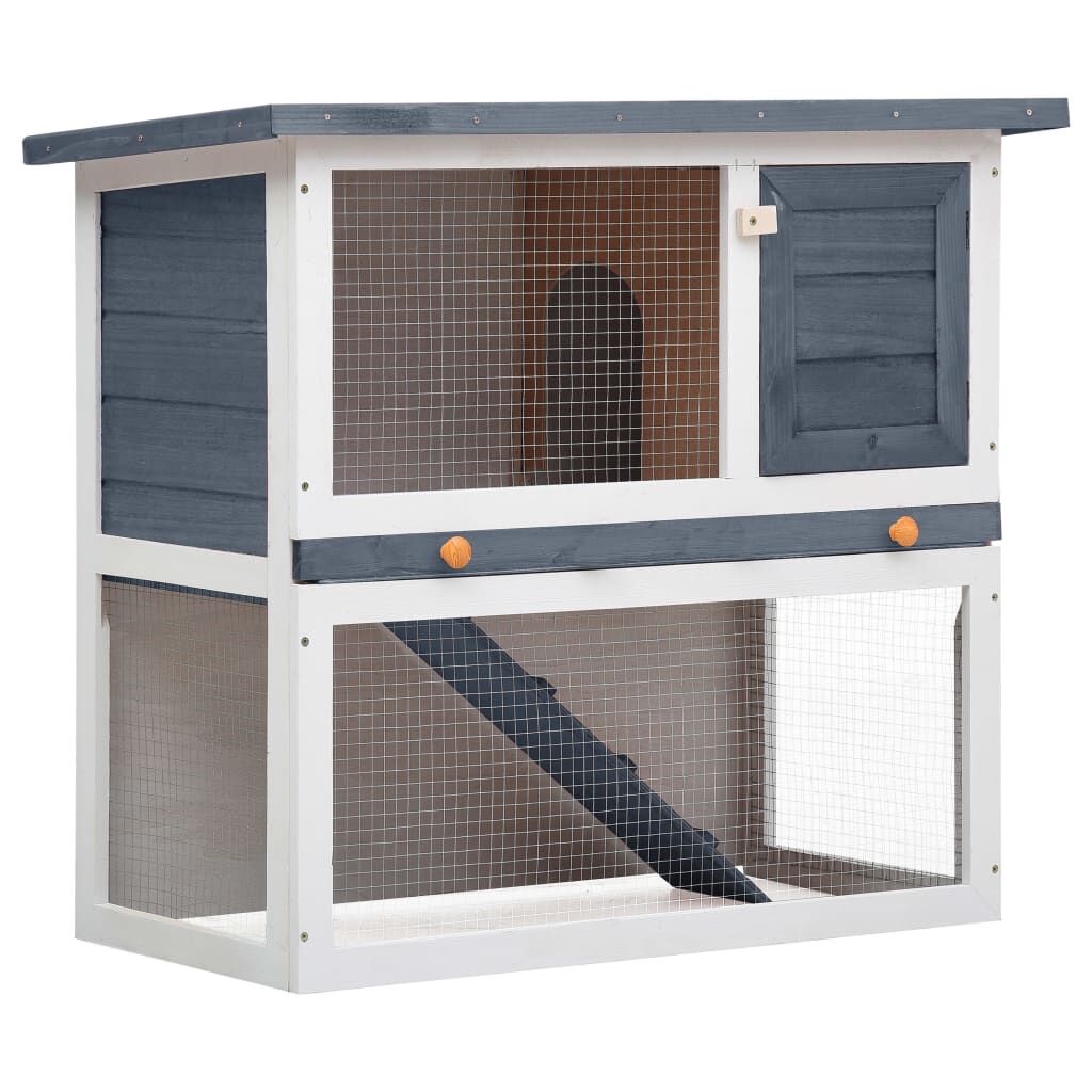 Rabbit hutch for multiple clearance rabbits