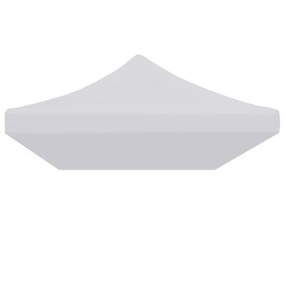 vidaXL Party Tent Roof 3x6 m White