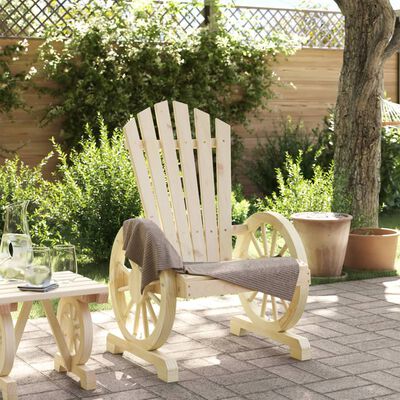 vidaXL Garden Adirondack Chair Solid Wood Fir