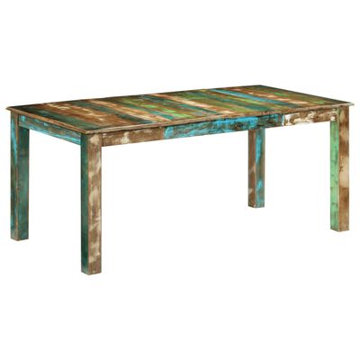 vidaXL Dining Table 180x90x76 cm Solid Wood Reclaimed