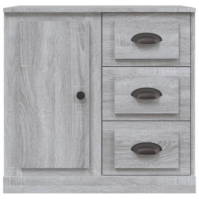 vidaXL Sideboards 2 pcs Grey Sonoma Engineered Wood