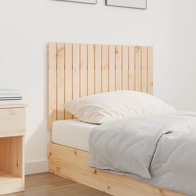 vidaXL Wall Headboard 95.5x3x60 cm Solid Wood Pine