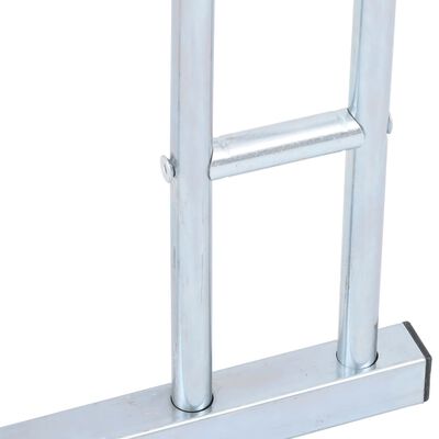 vidaXL Bicycle Stand for 4 Bikes Floor Freestanding Galvanised Steel