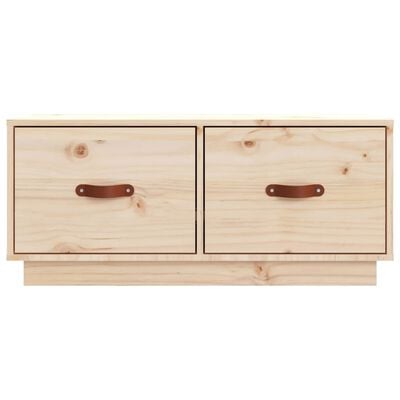 vidaXL TV Cabinet 80x34x35 cm Solid Wood Pine