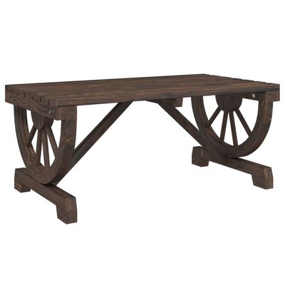 vidaXL Garden Coffee Table 90x50x40 cm Solid Wood Fir