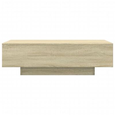 vidaXL Coffee Table Sonoma Oak 100x49.5x31 cm Engineered Wood