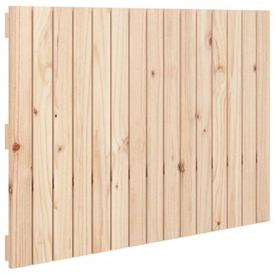 vidaXL Wall Headboard 95.5x3x60 cm Solid Wood Pine