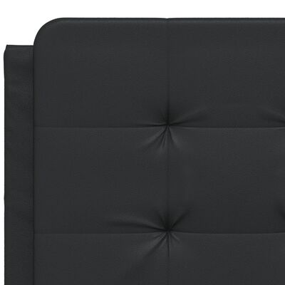 vidaXL Headboard Cushion Black 137 cm Double Faux Leather