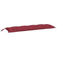 vidaXL Garden Bench Cushion Wine Red 150x50x7 cm Oxford Fabric