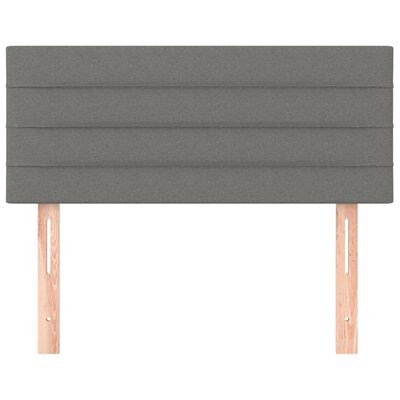 vidaXL Headboard Dark Grey 100 cm Fabric