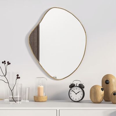 vidaXL Wall Mirror Gold 50x40 cm