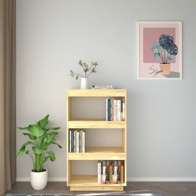 vidaXL Book Cabinet/Room Divider 60x35x103 cm Solid Pinewood
