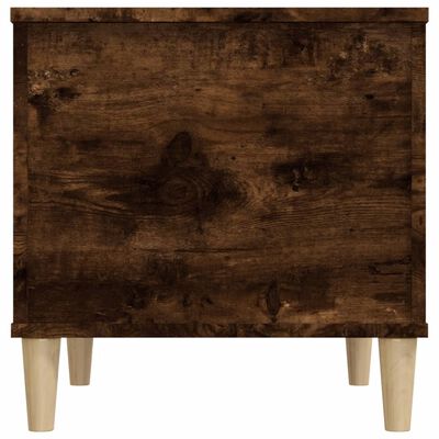 vidaXL Coffee Table Smoked Oak 60x44.5x45 cm Engineered Wood