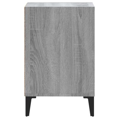 vidaXL TV Cabinet Grey Sonoma 100x35x55 cm Engineered Wood