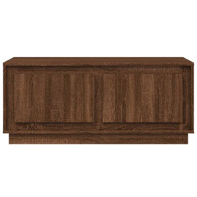 vidaXL Coffee Table Brown Oak 102x50x44 cm Engineered Wood